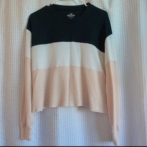 hollister colorblock boyfriend tee